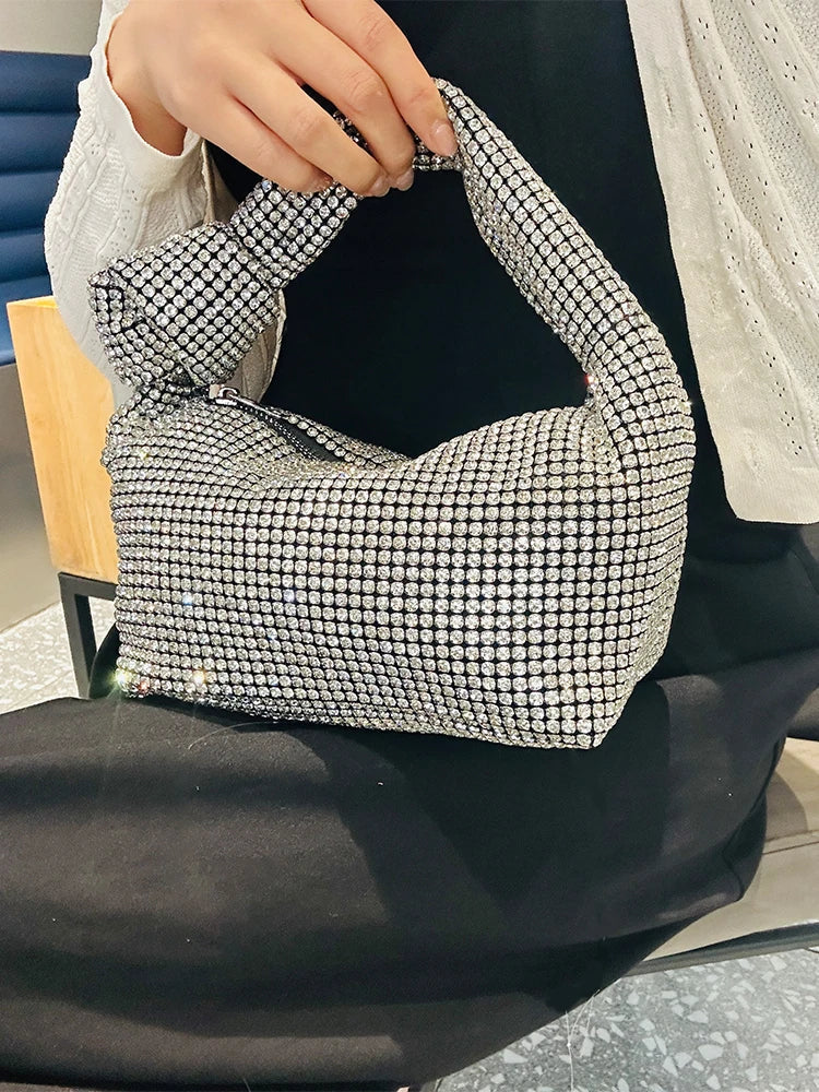 Luxurious Evening Bag with Sparkling Micro-diamonds