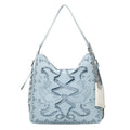 Blue Convertible Hobo Bag/Backpack