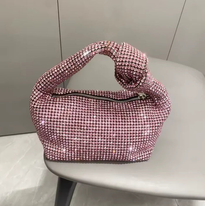 Luxurious Evening Bag with Sparkling Micro-diamonds
