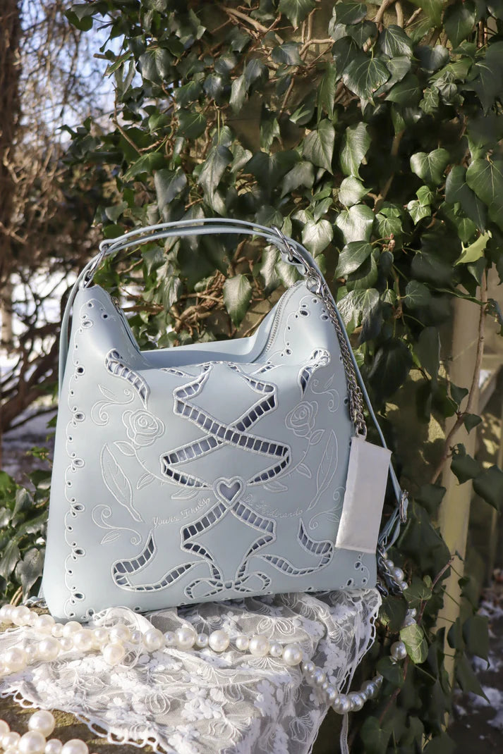 Blue Convertible Hobo Bag/Backpack
